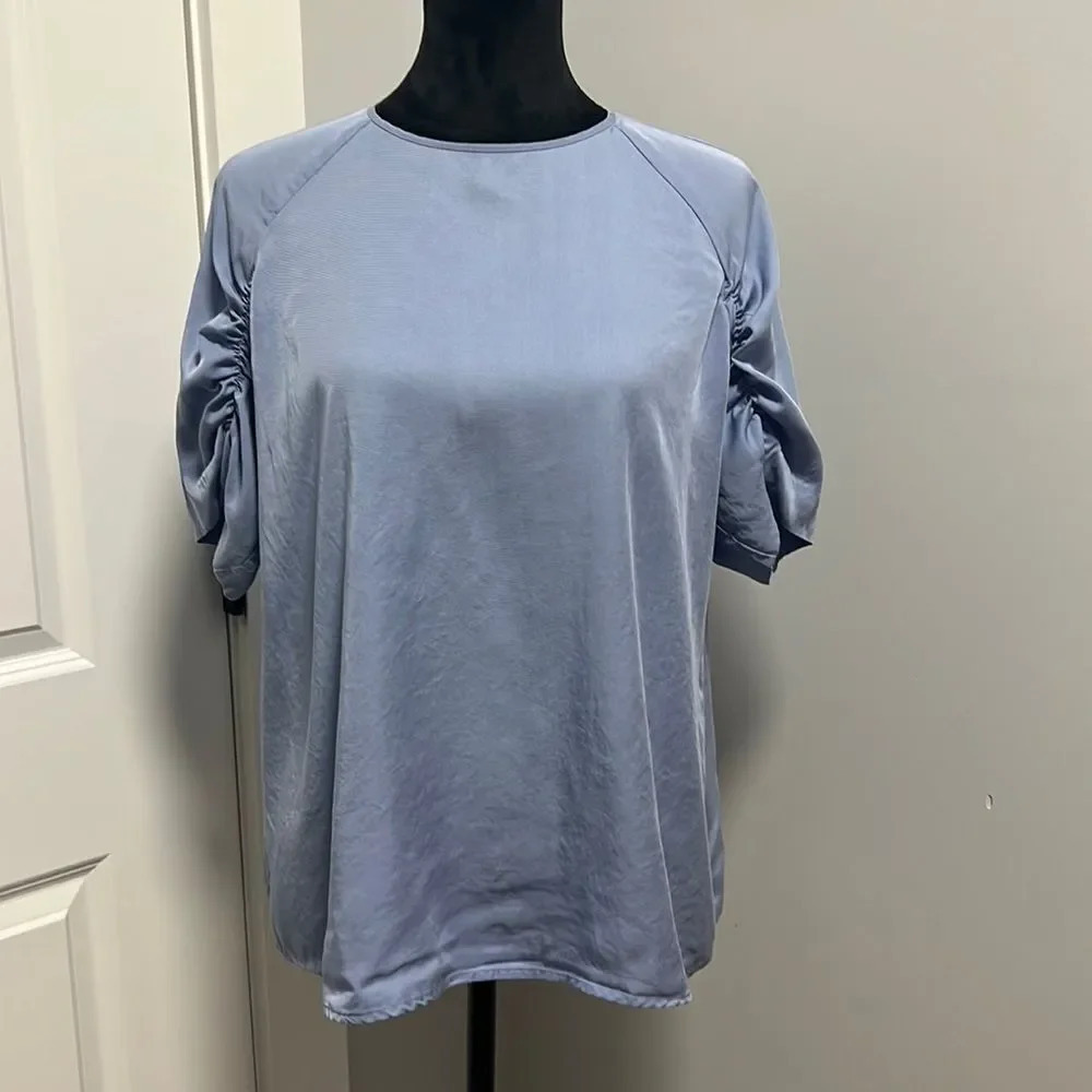 Gianni Bini Blue Blouse size L